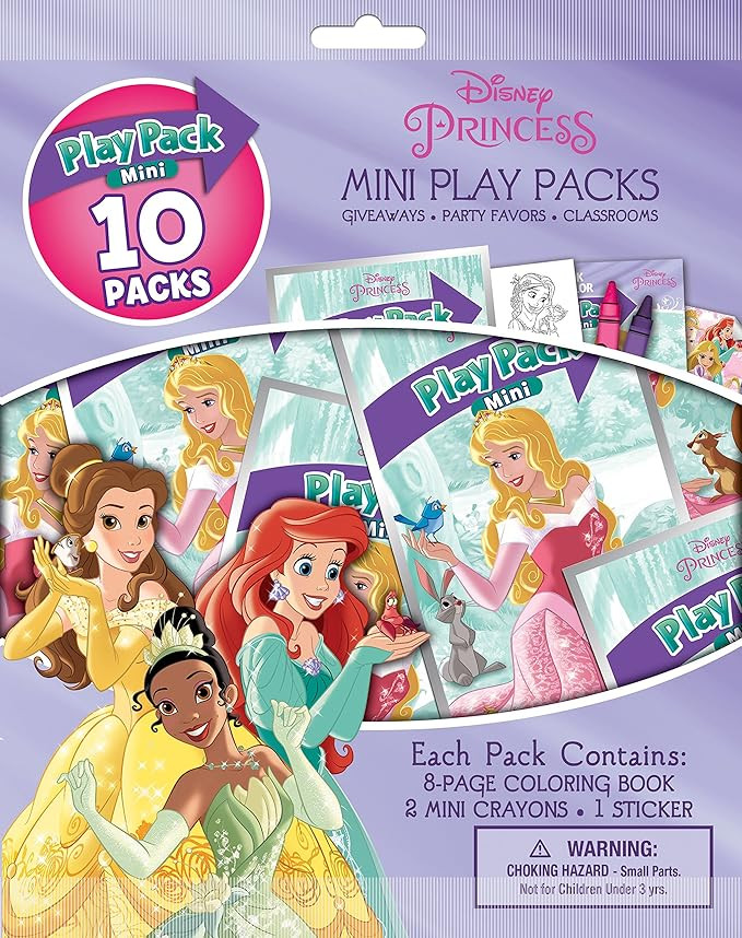 Disney Princess Mini Coloring Play Packs Bendon 41877 | Amazon (US)