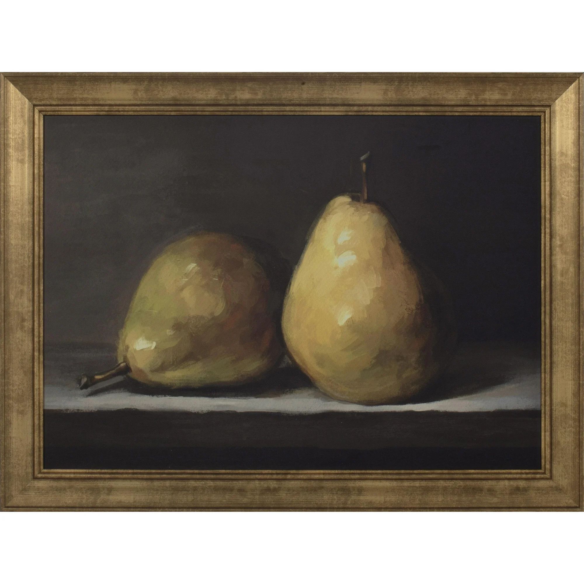 My Texas House Still Life Pears Framed Canvas Board 24" x 18" - Walmart.com | Walmart (US)