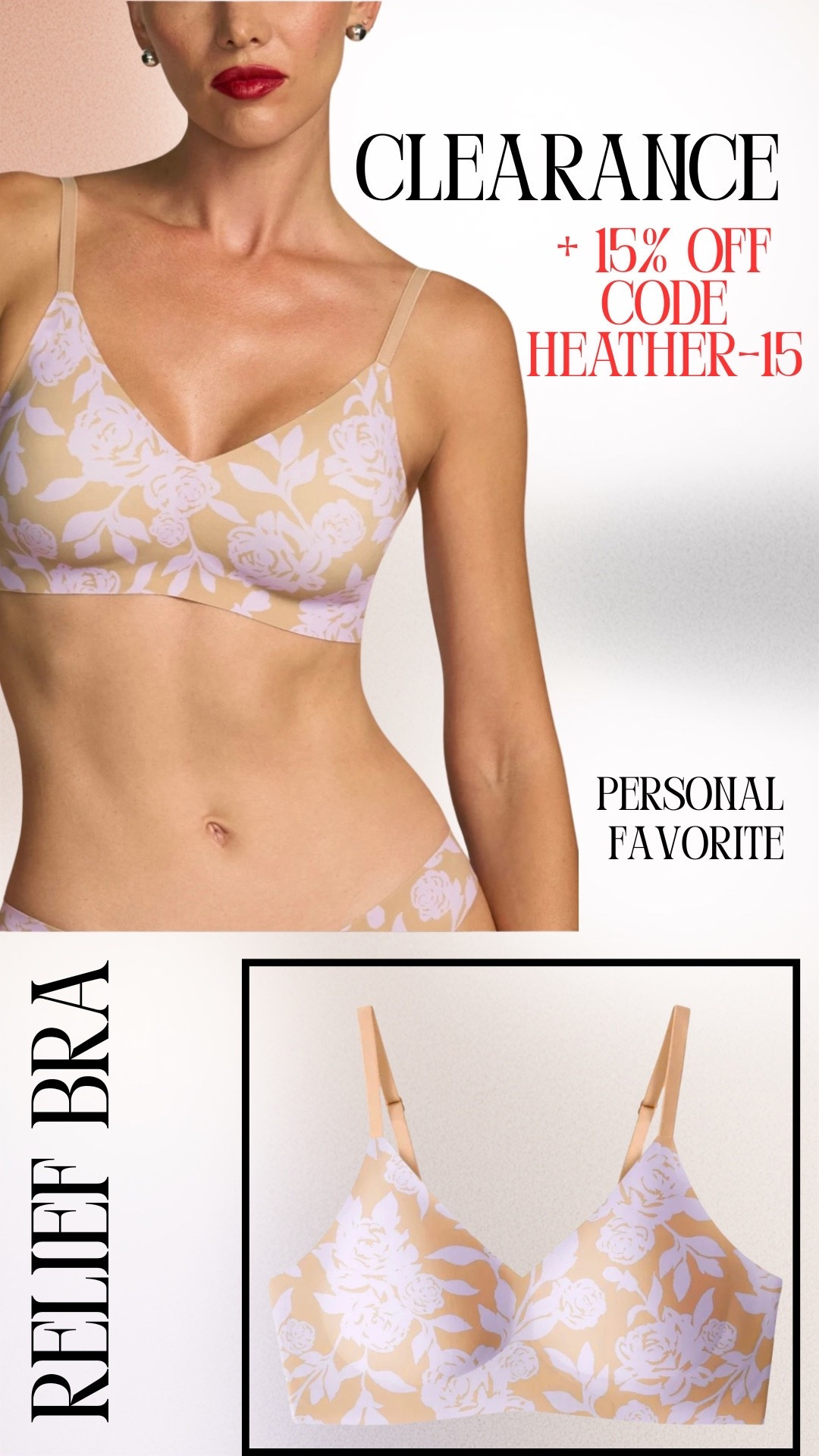 Use code HEATHER–15 for 15% off the entire site, including sale.

#LTKSaleAlert