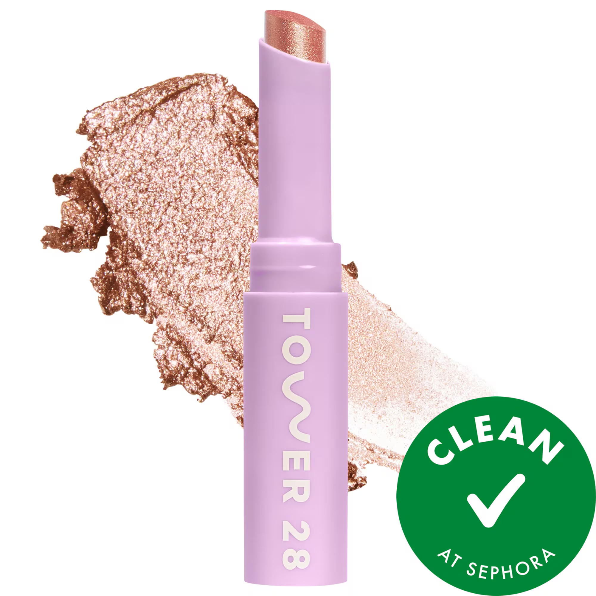 Tower 28 Beauty GoGo Cooling Shimmer 8H Eyeshadow Stick Avalon 0.09 oz/2.8 g | Sephora (US)