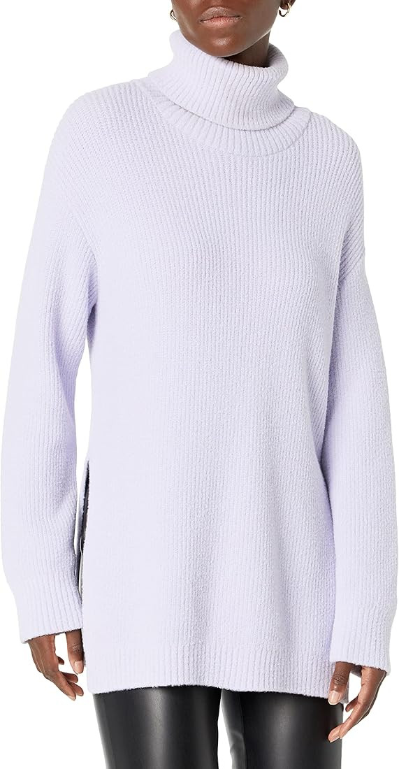 The Drop Women's Grayson Super Soft Drop-Shoulder Turtleneck Sweater | Amazon (US)