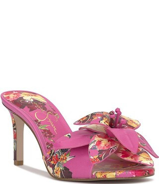Percia Floral Print Slip On Dress Sandals | Dillard's
