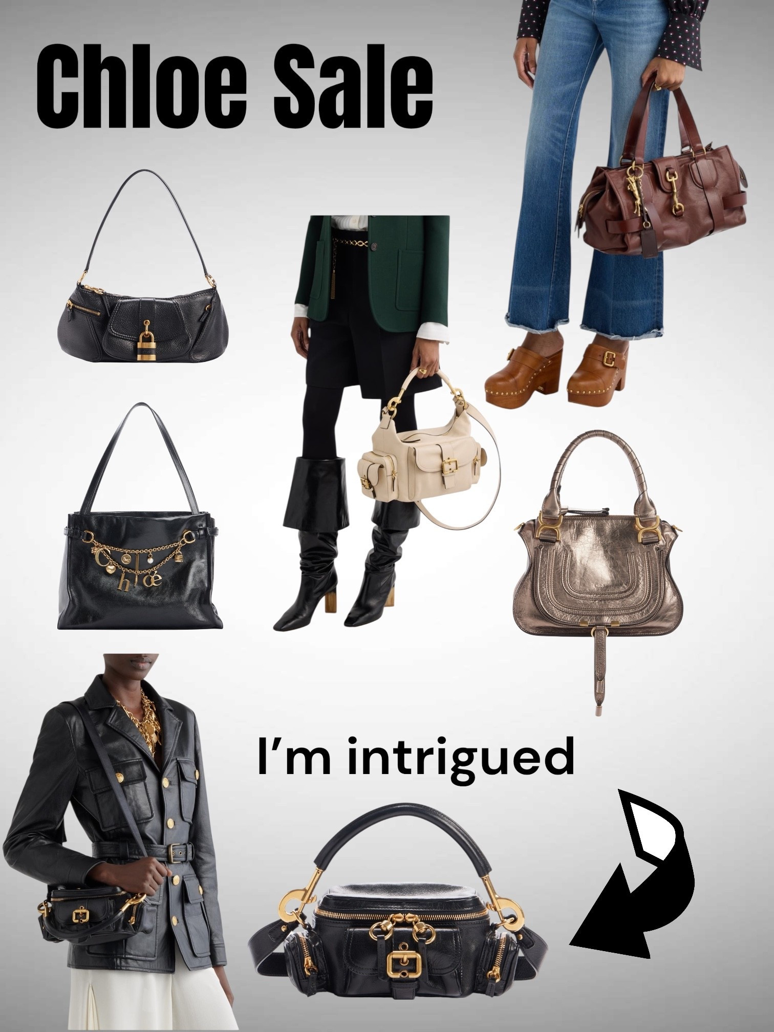Chloe SALE I’m really intrigued by the black mini bag. 

#LTKSaleAlert
