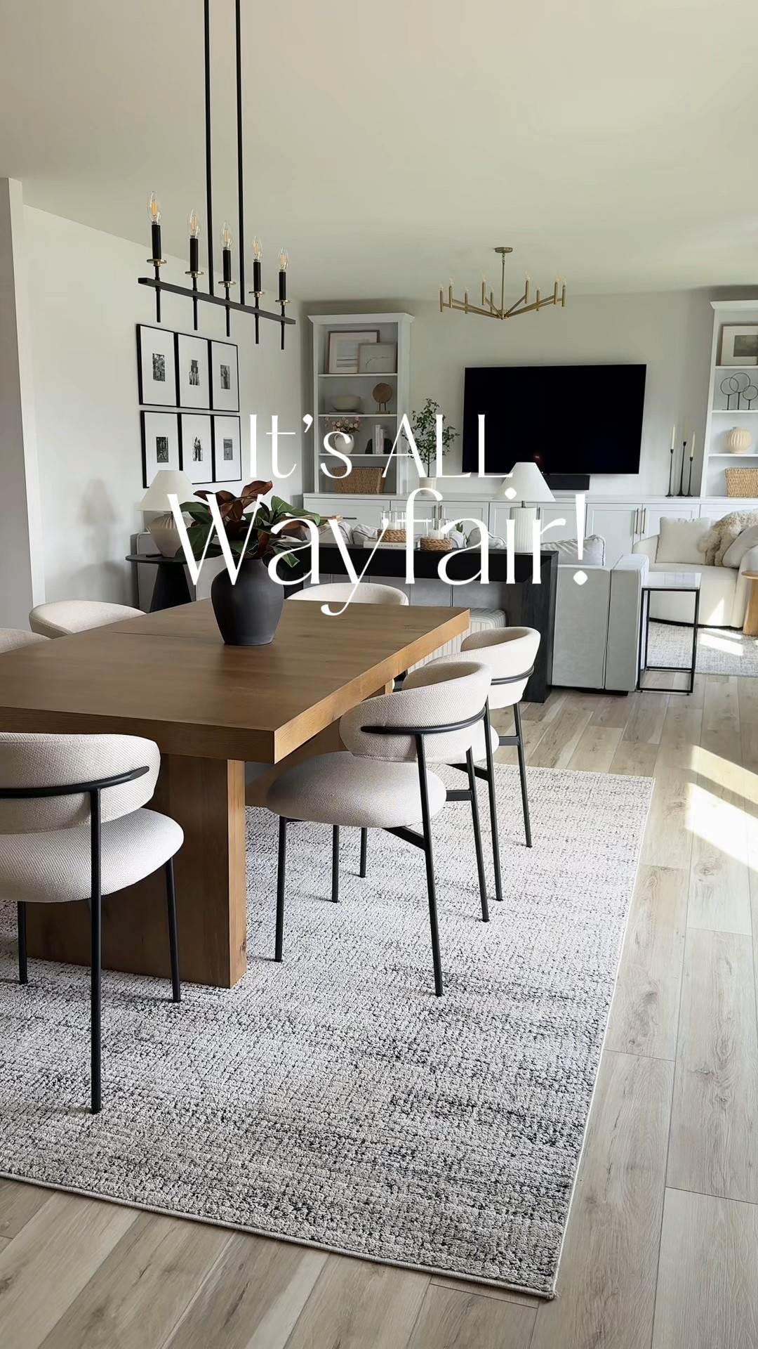 Wayfair kitchen and dining favorites in my home! I am so impressed by the quality of this new dining table! It extends up to 96 inches and is solid and wood. My dining chairs, area rugs and lighting are also all from Wayfair!
Rug Sizing:
Dining Area - Loloi Geometric rug in 7-10x10
Kitchen Runner - Loloi Monty rug in 2-7x8
#WayfairPartner #Wayfair


#LTKHome