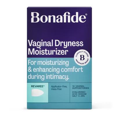 Bonafide Vaginal Moisturizer with Hyaluronic Acid - Revaree - Relieves Dryness for Enhanced Intimacy Vaginal Suppositories - 10ct | Target