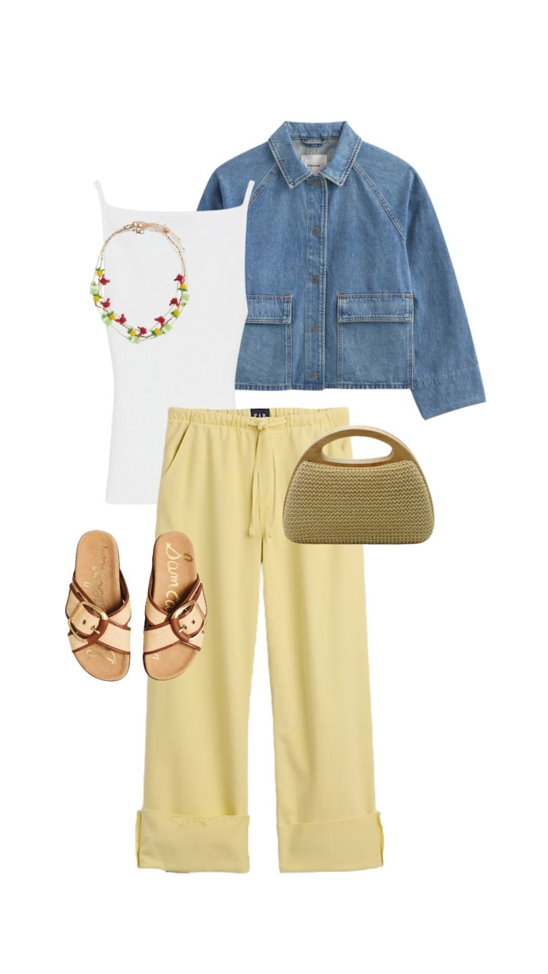 I love the idea of dressing up these  yellow cropped jeans from Gap with a fun clutch and woven sandals 

#LTKPetite #LTKSeasonal #LTKTravel