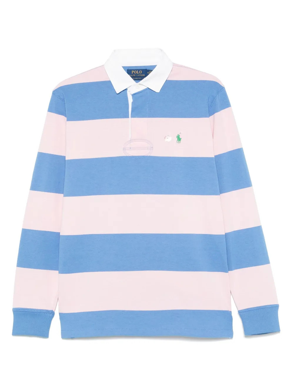 Polo Ralph Lauren Classic rugby shirt - Pink | Farfetch Global