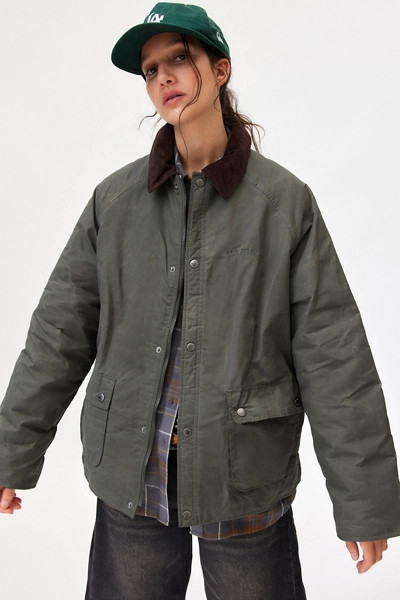 BDG George Waxed Barn Jacket | Urban Outfitters (US and RoW)