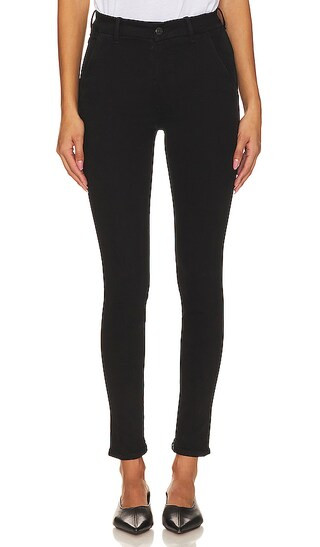 Jayla Split Skinny in Plush Black | Revolve Clothing (Global)