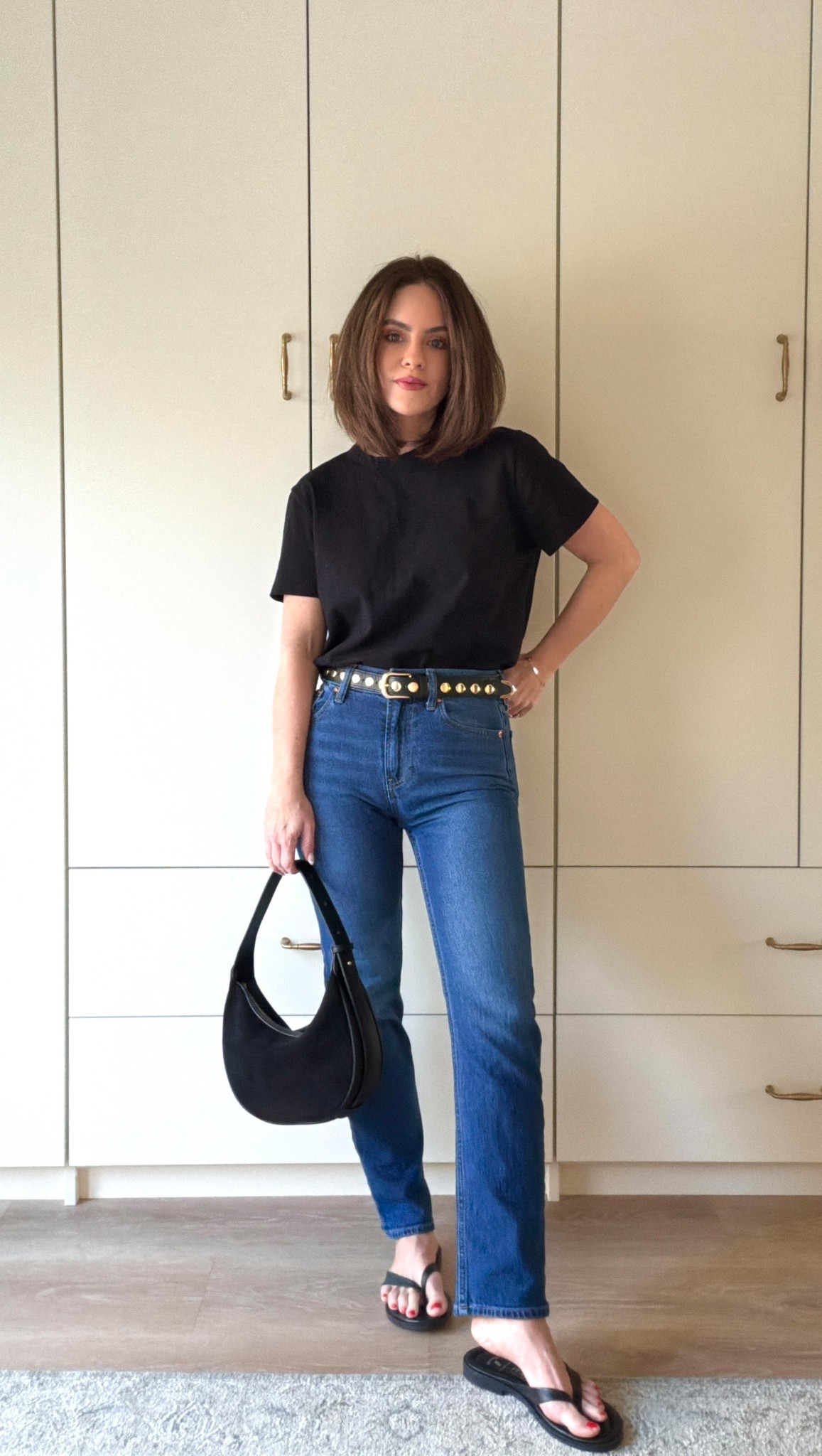 Top in a small
Jeans in a 25 petite 
Sandals - linked similar


@gap @amazonfashion @madewell
#jeans #classicoutfit #stylebasics #casualoutfit 

#LTKPetite #LTKootd #LTKFindsUnder50