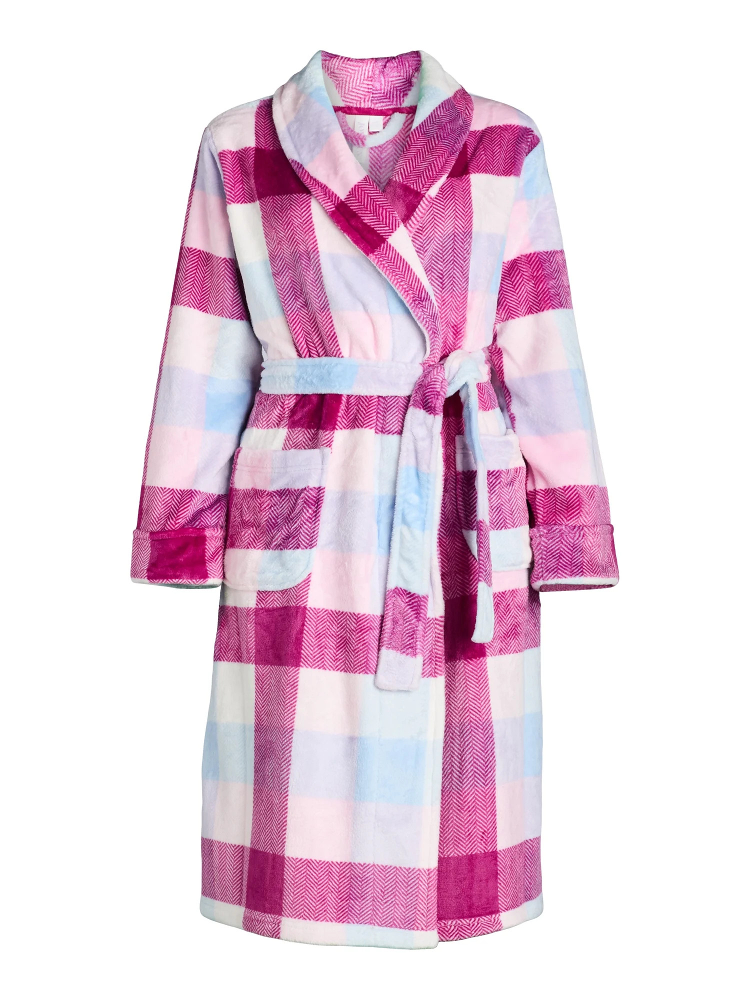 Joyspun Women's Plush Robe, Sizes S to 3X | Walmart (US)
