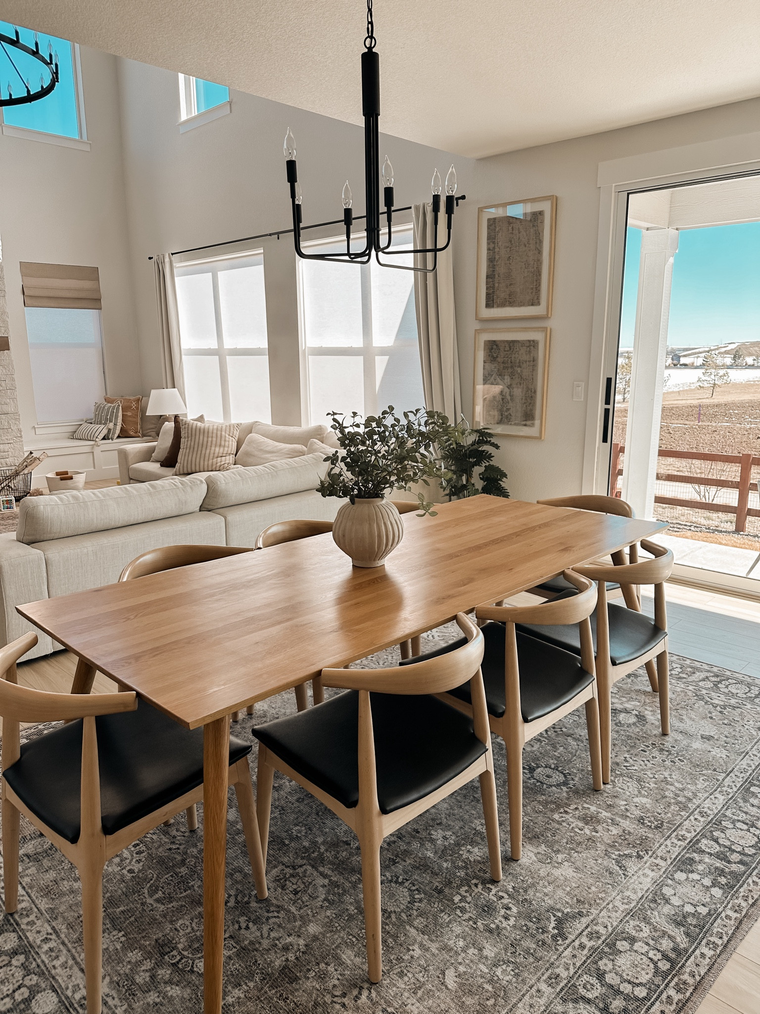 These dining chairs are so comfy with the curved back and the faux leather seats are so easy to clean! I love how our dining room came together 

#LTKStyleTip 

#LTKSeasonal #LTKHome