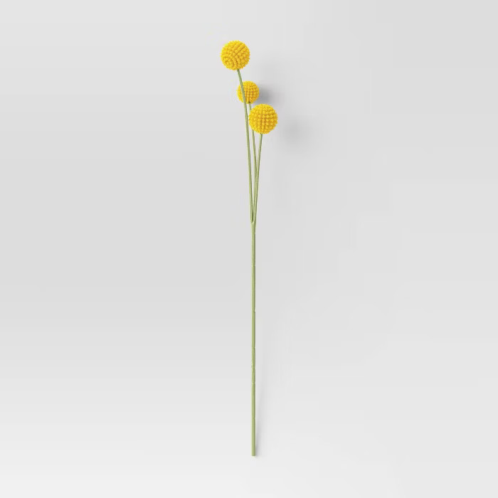 28" Artificial Berry Ball Stem Yellow - Threshold™ | Target