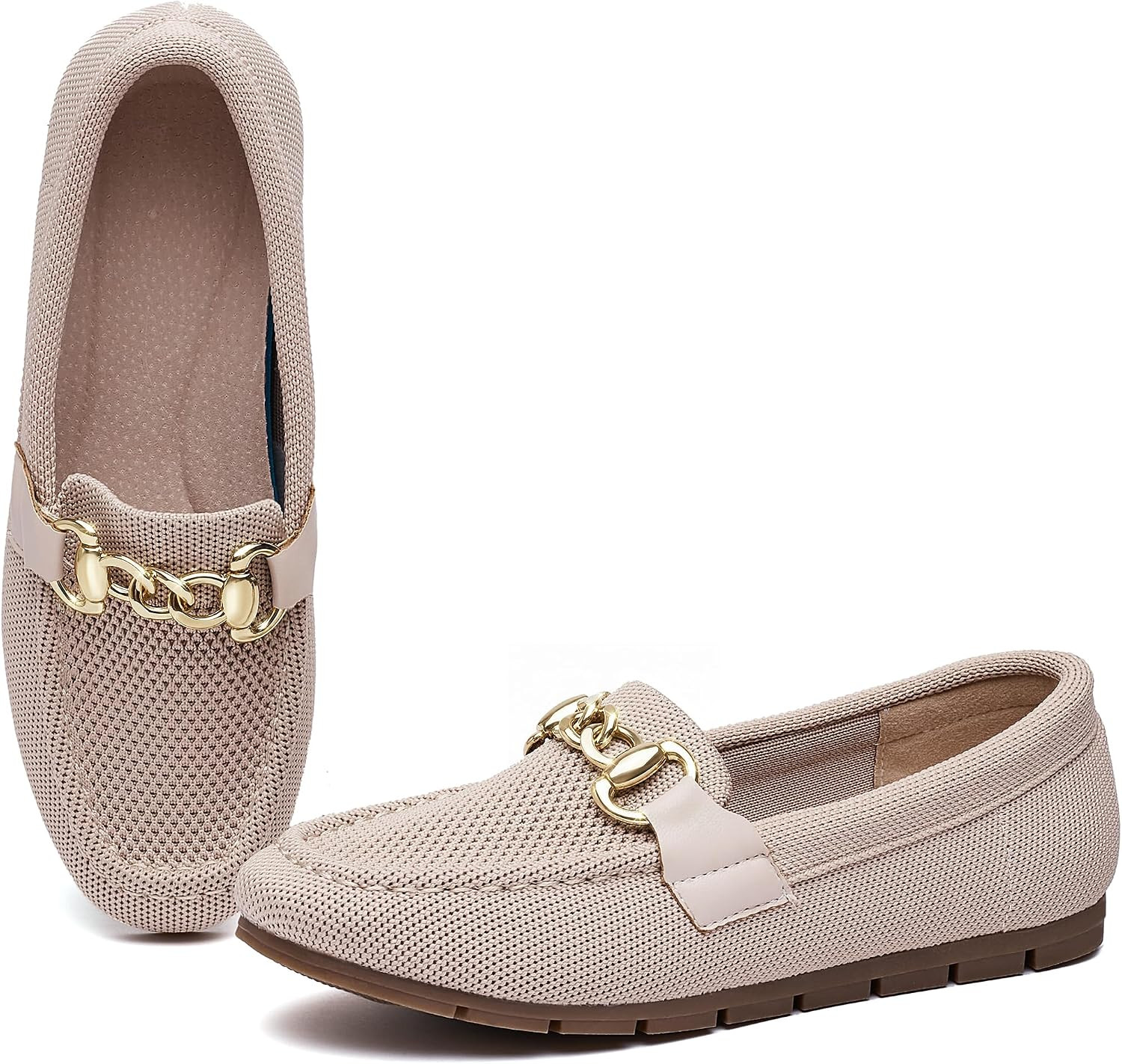 ABEJOJO Women's Loafer Shoes, Comfortable Slip on Casual Flat Penny Shoes for Walking, Driving, Dressy | Amazon (US)