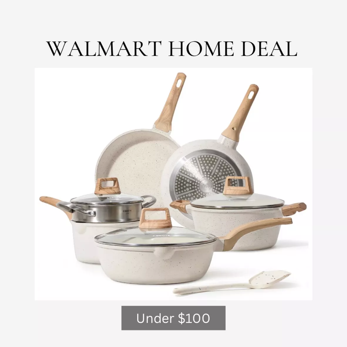 Carote Granite Cookware & Knife Sets on Sale at Walmart