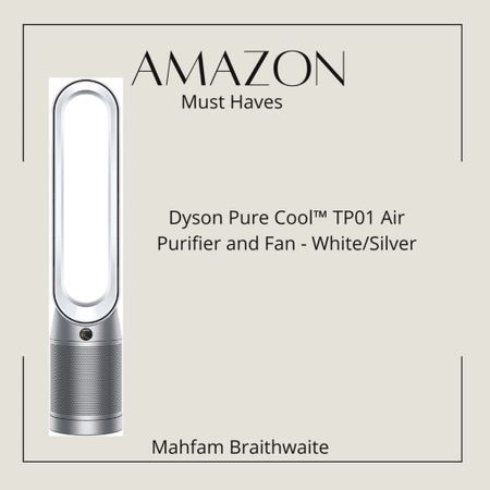 Dyson Pure Cool™ TP01 Air Purifier and Fan - White/Silver

#LTKstyletip #LTKkids #LTKxPrime