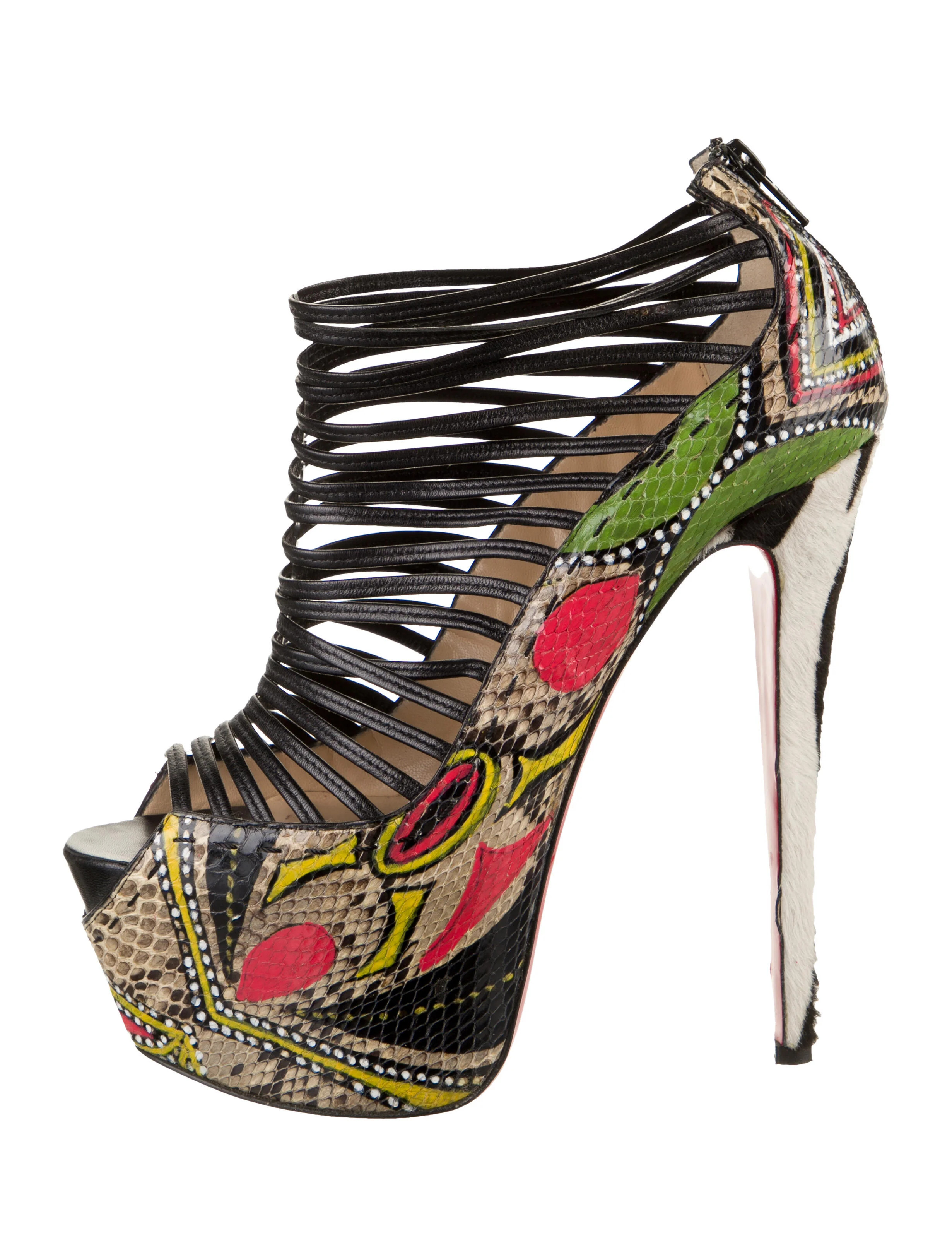 Snakeskin Printed Pumps | The RealReal