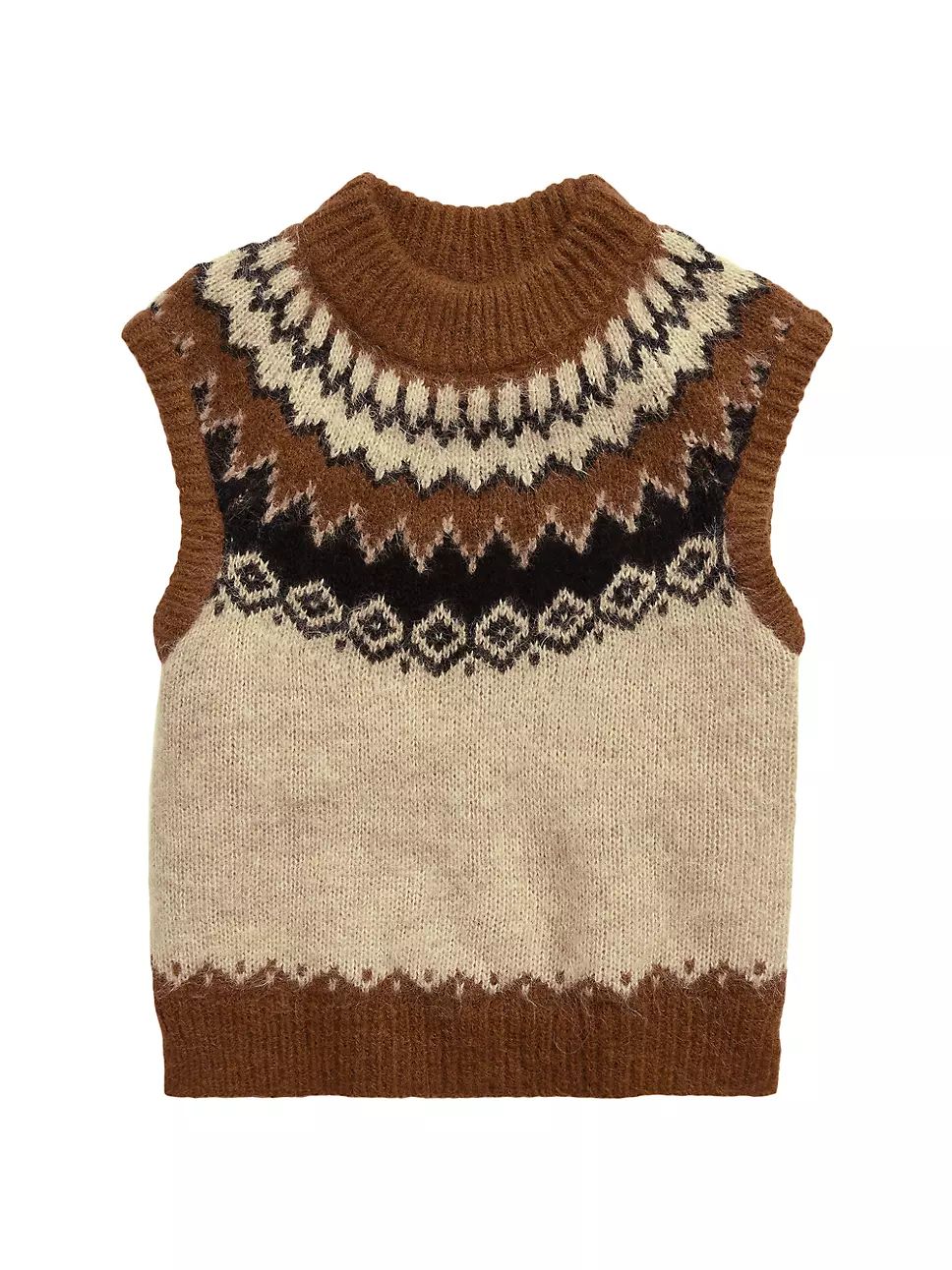 Fairisle Wool-Blend Sweater Vest | Saks Fifth Avenue