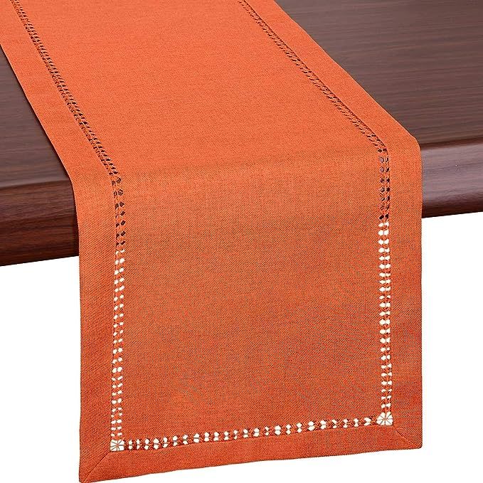 Grelucgo Thanksgiving Holidays Orange Table Runner Or Dresser Scarf, Fall Autumn Decorations(14 x... | Amazon (US)