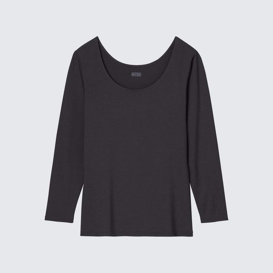 T-Shirt HEATTECH Col U Manches Longues | Uniqlo FR