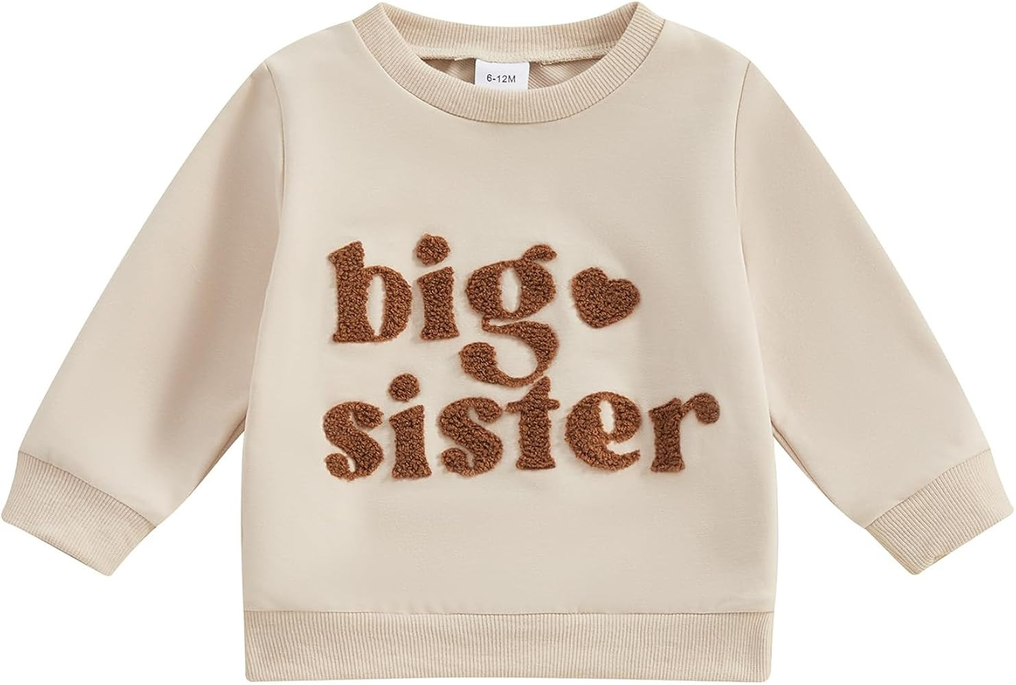 Ayalinggo Toddler Baby Boy Girl Matching Clothes Big Sis Bro Crewneck Sweatshirt Oversized Sweate... | Amazon (US)