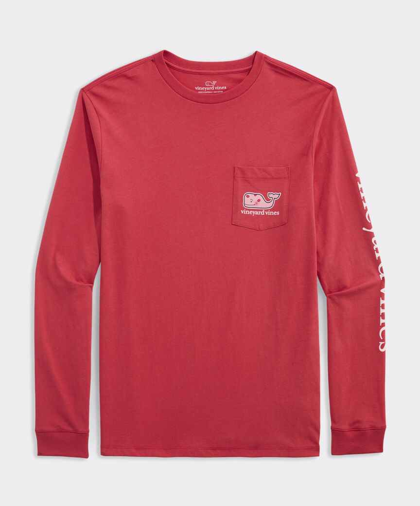 Kissed Whale Long-Sleeve Pocket Tee | vineyard vines