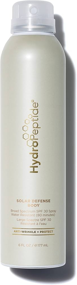 HydroPeptide Solar Defense Body SPF 30, Broad Spectrum, Water Resistant Sunscreen, Hydrates and S... | Amazon (US)