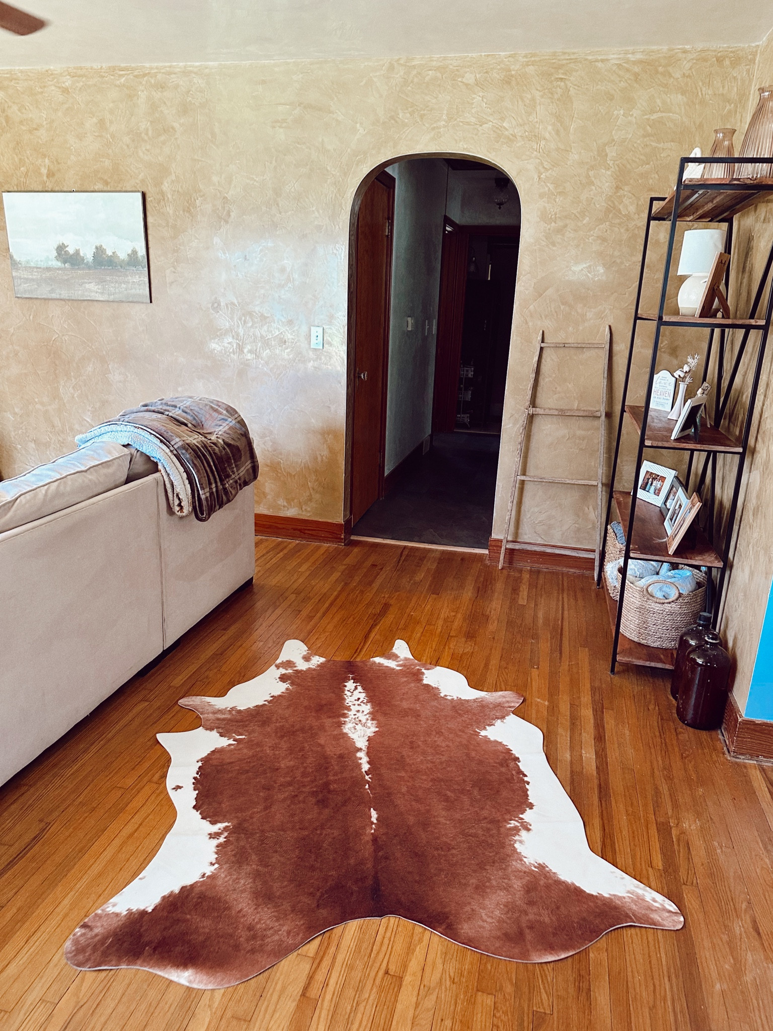 Faux cowhide rug

#LTKunder50 #LTKhome #LTKFind