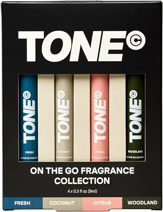 Amazon.com : TONE 4 Piece On-The-Go Cologne Sample Pack for Men & Women, Multi-Layered, Light Col... | Amazon (US)