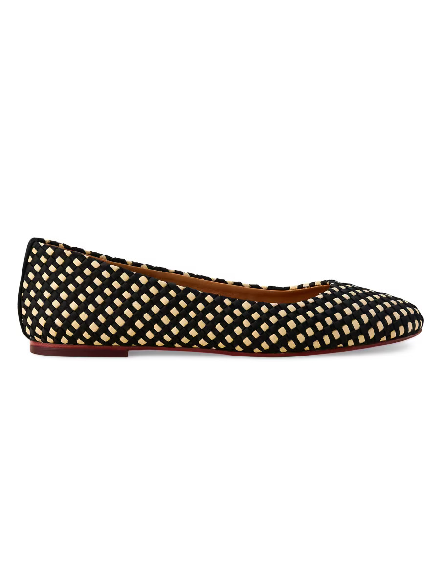 Naghedi Nomad Raffia Ballet Flats | Saks Fifth Avenue | Saks Fifth Avenue