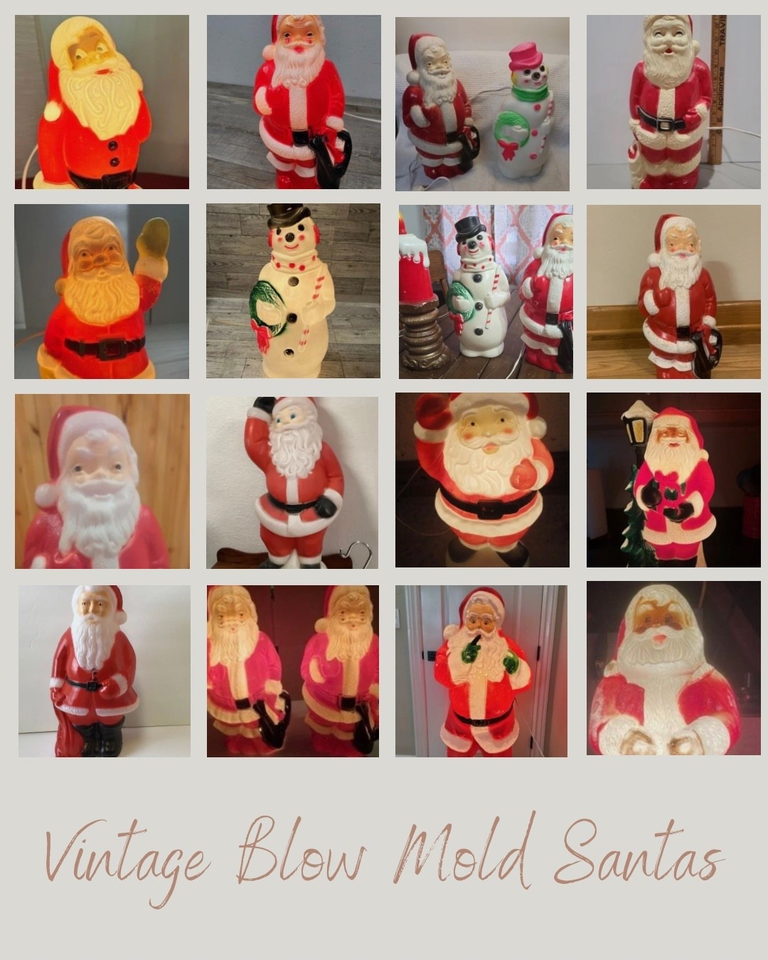 These vintage Santa blow molds are amazing!!! They are so popular right now and these ones won’t last long! 


#farmhousechristmas #christmasdecorating #santa #militarywife #vintagechristmas 

#LTKGiftGuide #LTKSeasonal #LTKHoliday