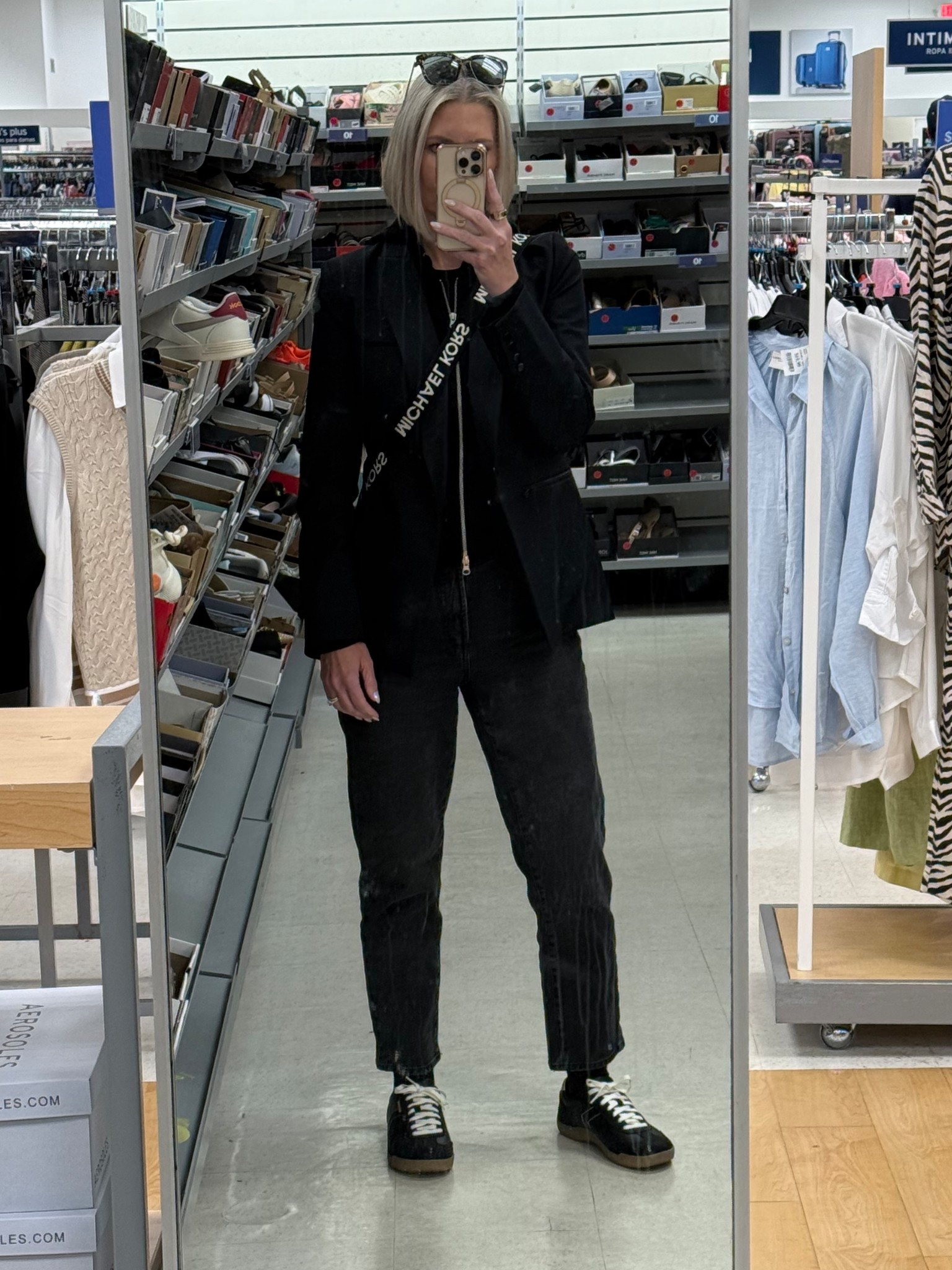 It’s COLD in South Florida, and I’m totally here for it! 

I also unintentionally wore an all black fit again. 🖤🖤

I’m a sucker for a blazer and hoodie combo. This blazer is the Scuba Blazer from Quince and the coolest part is that it has the option for inserts! So I paired up my black cashmere hoodie insert for the blazer and hoodie look without too much bulk. 

I have on my Free Assembly from Walmart jeans again today 🫣

And my Dr. Scholl’s. 

I’ll linked everything up below!

#LTKFindsUnder100 #LTKootd #LTKOver40