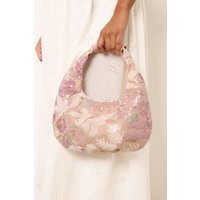 Embellished Floral Hobo Bag | PrettyLittleThing UK