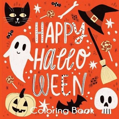 Happy Halloween Coloring Book - by  Blue Wave Press (Paperback) | Target