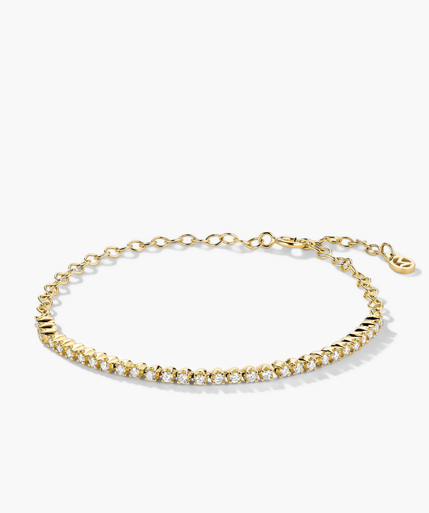 Diamond Half Tennis Bracelet | Mejuri Fine Crew
