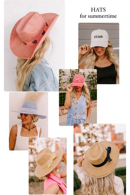 Hats for Summertime!! 

#LTKFindsUnder100 #LTKStyleTip #LTKSeasonal