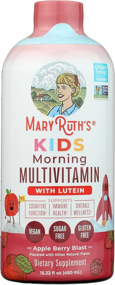 MaryRuth's Kids Liquid Morning Multivitamin | Kids Multivitamin | Immune Support | Vitamin C & D ... | Amazon (US)