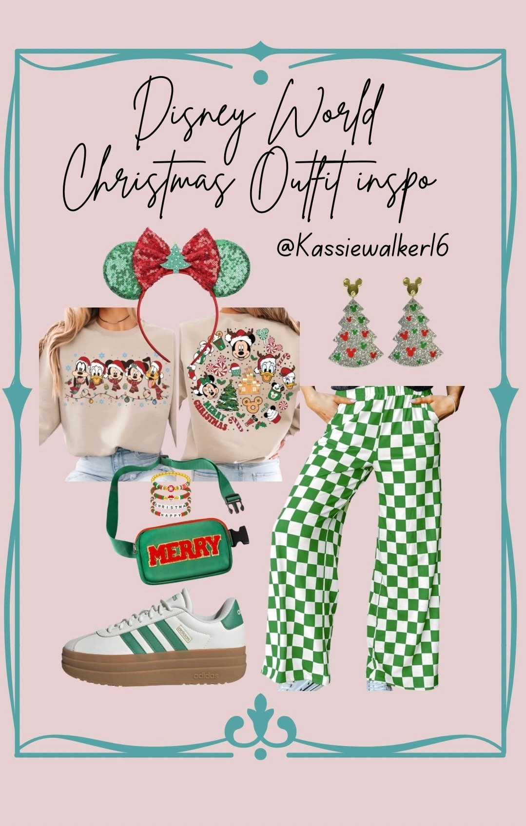 Quit literally obsessed with this Christmas Mickey inspired outfit for Disney world. Perfect outfit for Mickeys Very Merry Christmas event. #mickeymouse #christmasmickey #christmas #disneyworldchristmas

#LTKActive #LTKSeasonal #LTKTravel