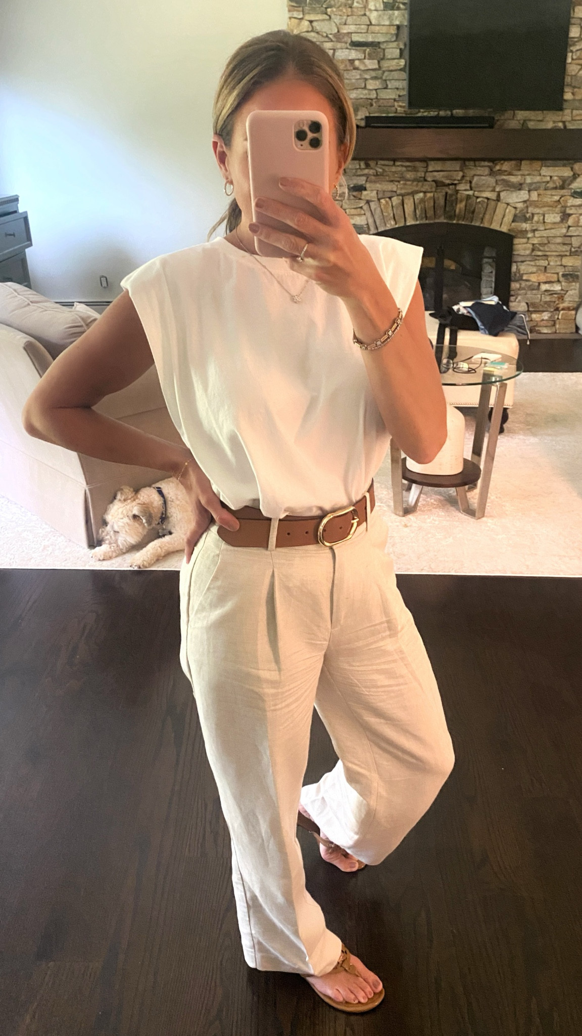 Linen pants, casual outfit, work outfit, old money aesthetic 

#LTKSaleAlert #LTKOver40 #LTKxNSale