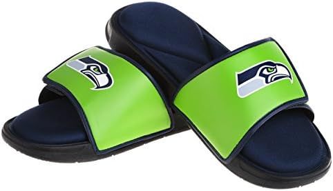 NFL Mens Deluxe Foam Sport Shower Slide Flip Flop Sandals | Amazon (US)