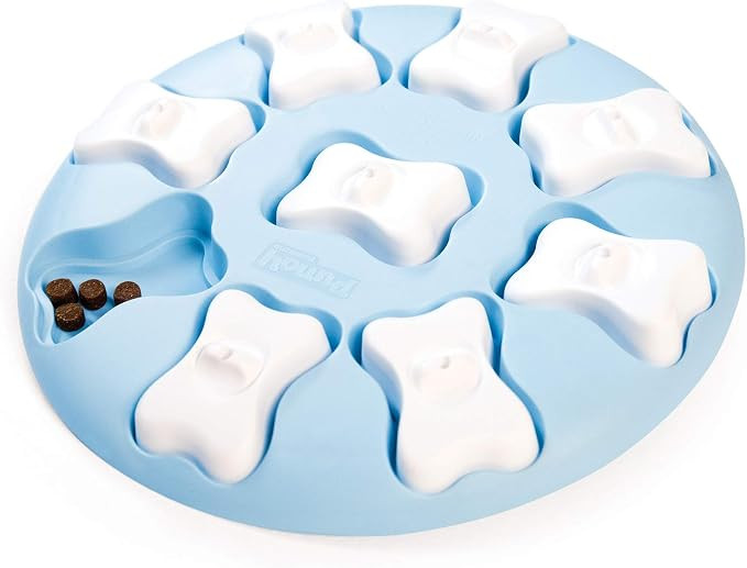 Nina Ottosson by Outward Hound Dog Worker Green Interactive Treat Puzzle Dog Toy, Blue, Level 1 (... | Amazon (US)