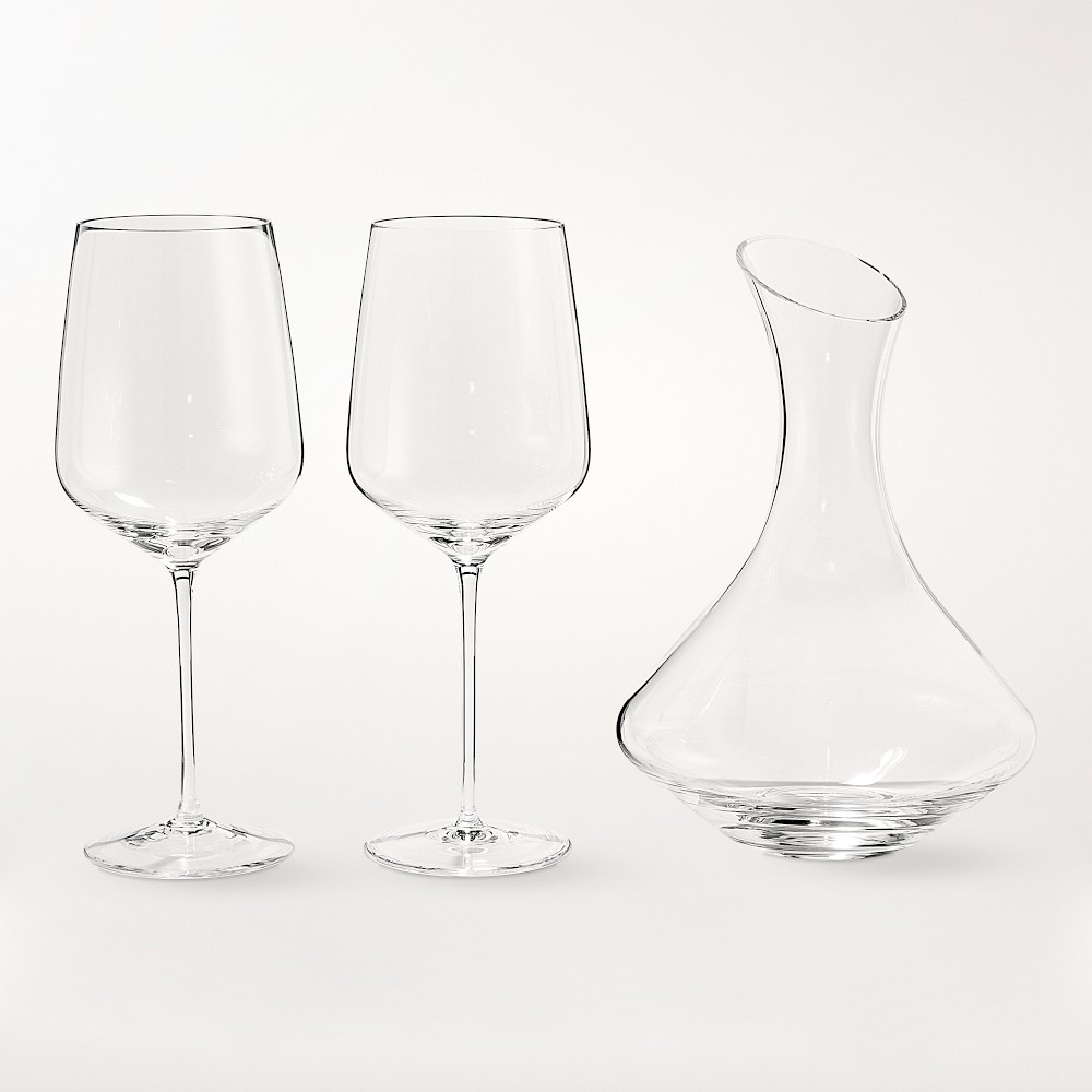 Williams Sonoma Estate Decanter &amp; Cabernet Wine Glasses, Set of 2 | Williams-Sonoma