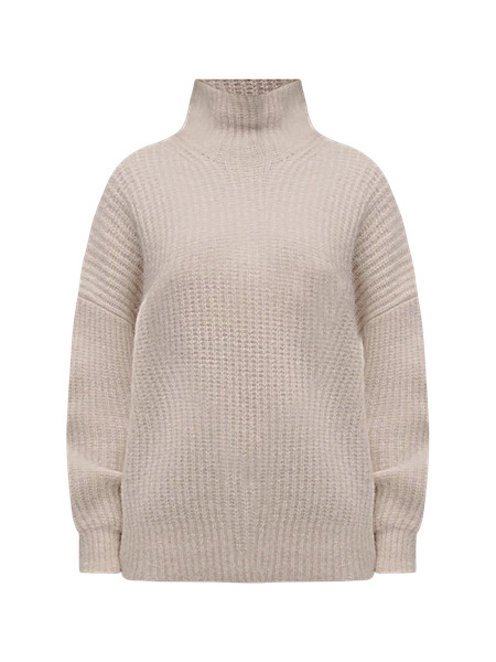 Alpaca Wool-Blend Funnel-Neck Sweater | Women's Sweaters | lululemon | Lululemon (US)