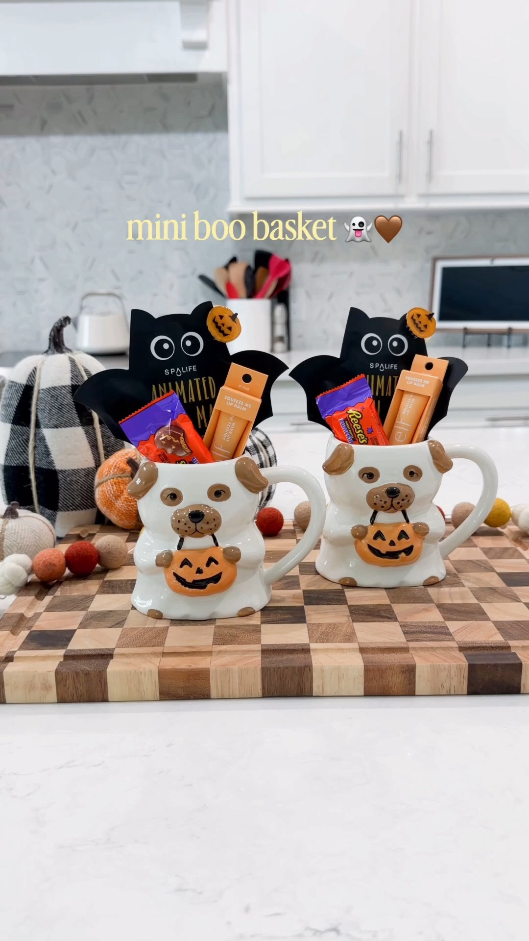 The cutest little mini boo basket 🧡🎃🐶

All you need is a fun Halloween mug, a few little treats, and you’ve got the sweetest Halloween gift idea!

I filled this one with a face mask, chapstick, candy + a cute hair clip. Perfect for a friend, coworker, teacher, neighbor, or just because... 👻

Comment SHOP and I’ll send you the links! 🛍️🎃

Save this for your next Halloween boo basket idea!

#BooBasket #HalloweenGiftIdeas #HalloweenDIY #HalloweenIdeas #GiftIdeas