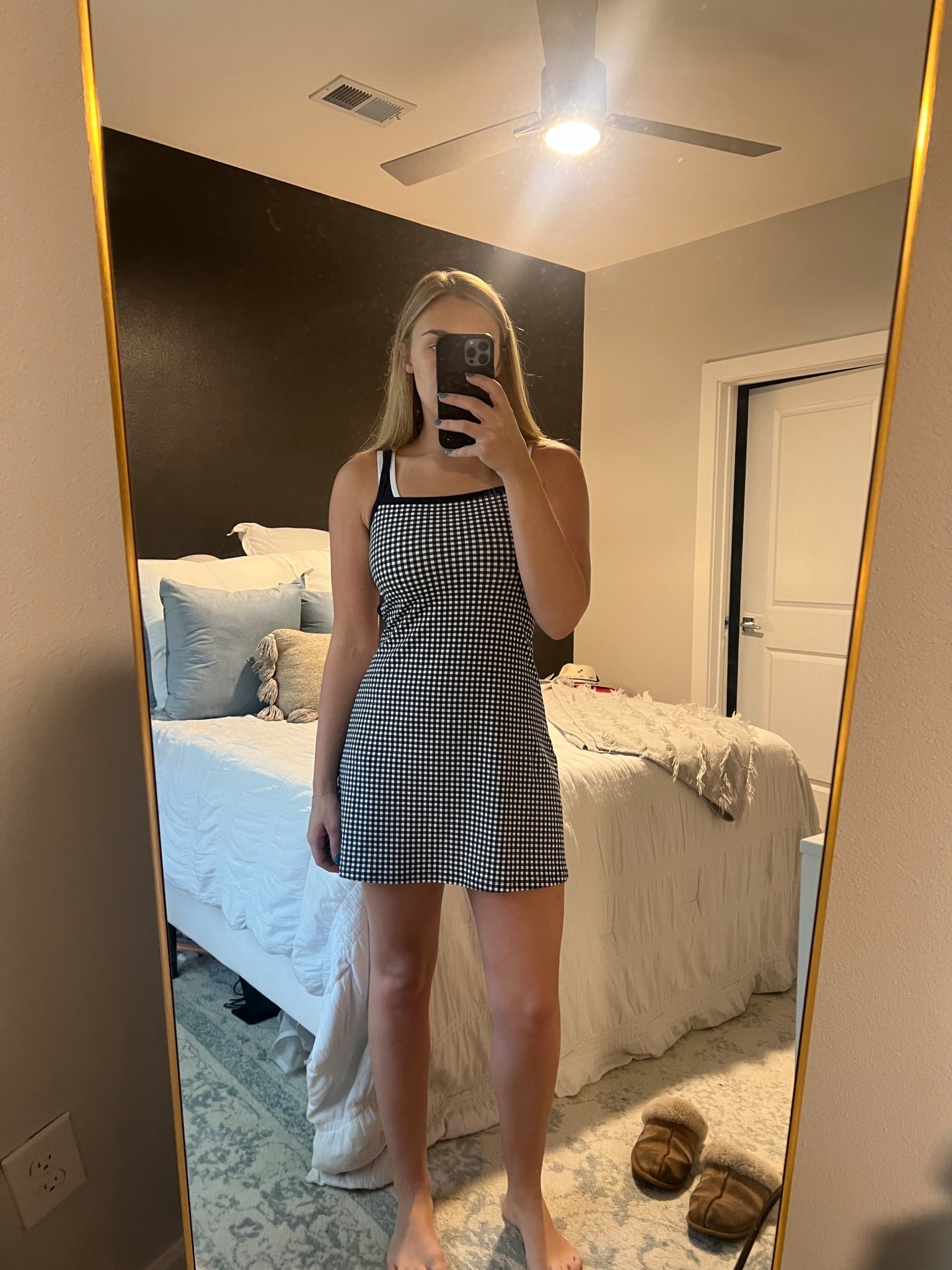 Navy gingham Target athletic dress that’s only $20!💙

#LTKFindsUnder50 #LTKActive