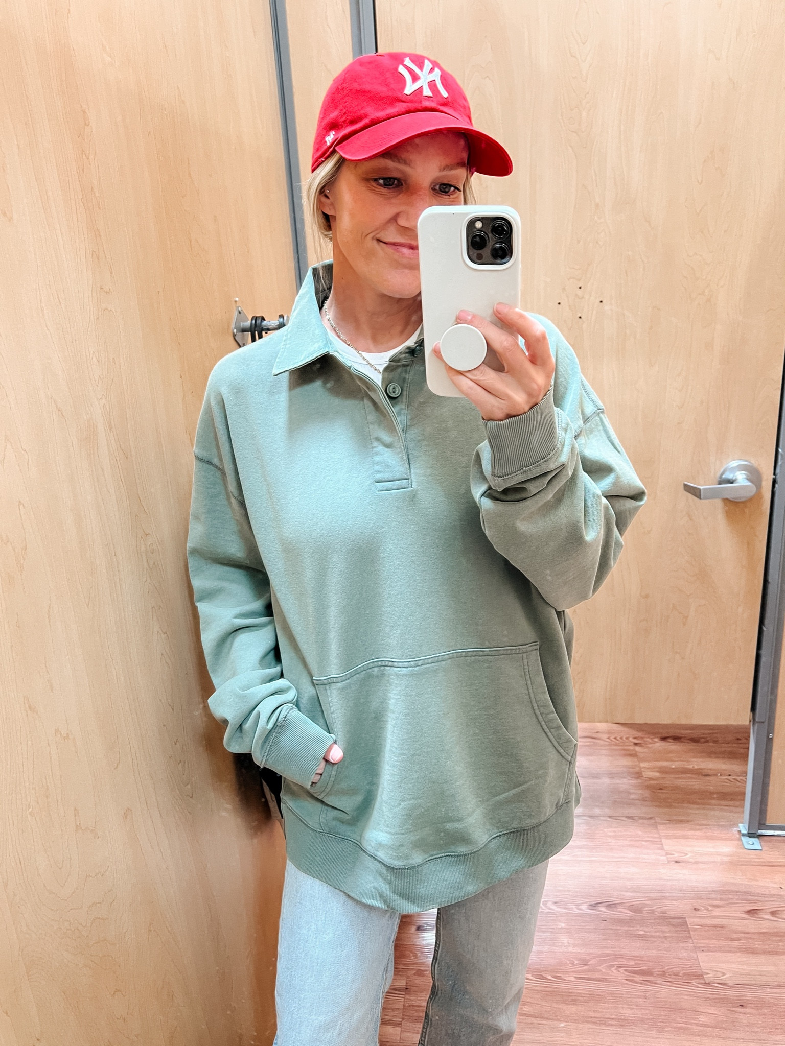 $21 Walmart pullover (from the men’s section 🤭) wearing a Medium! 

School drop off | Walmart find | Walmart fashion | mom style 

#LTKFitness #LTKActive #LTKBacktoSchool