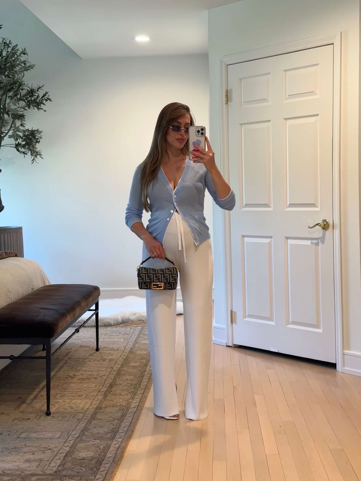 Maternity style that is chic and comfortable! I love this look for a casual day out. My top is an @ASOS find. It’s lightweight and perfect for warmer days. Pants are my favorite maternity find from Legoe Heritage, bag is Fendi and shoes are an Amazon find.

#LTKBump #LTKootd #LTKmomlife