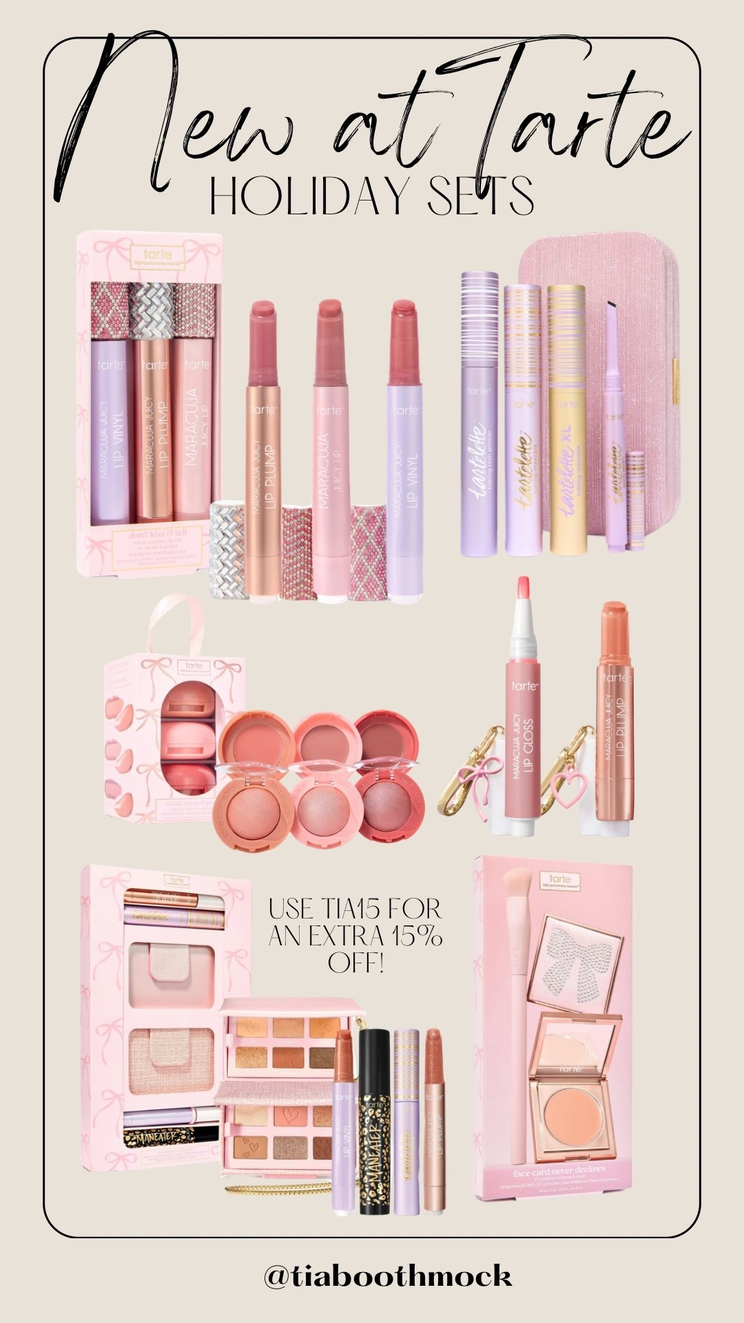 @Tarte’s holiday preview sets are out now! Use TIA15 for an extra 15% off all holiday set deals 💜

@tartecosmetics #Ad #TartePartner

#LTKBeauty #LTKSaleAlert #LTKgrwm