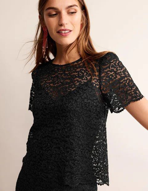 Lace Co-ord T-Shirt | Boden (US)