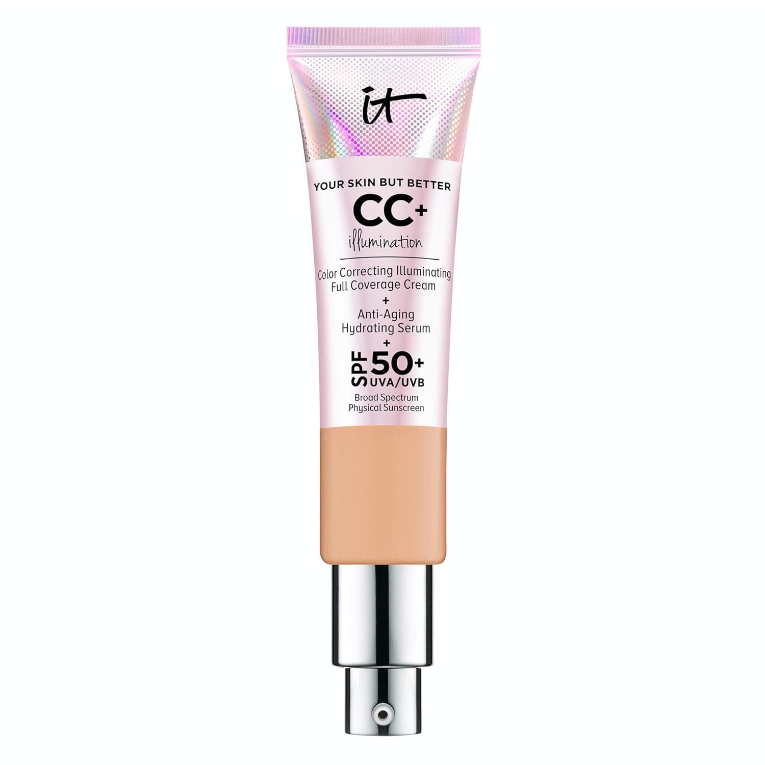 IT Cosmetics Your Skin But Better CC+ Cream Illumination, Medium Tan (W) - Color Correcting Cream... | Amazon (US)